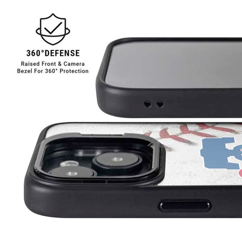 MLB Philadelphia Phillies Game Ball iPhone 14 Kickstand Case